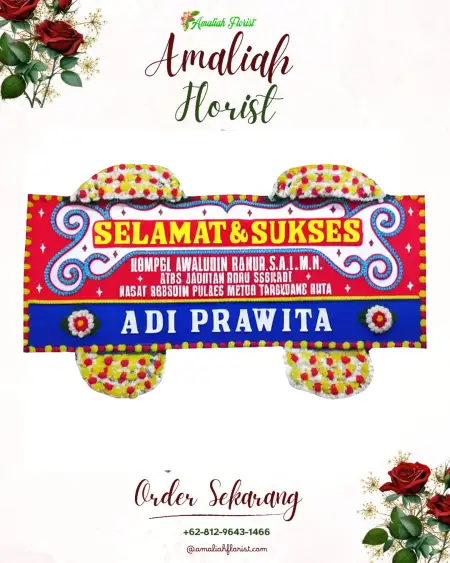 Papan Bunga Ucapan Selamat Simorejo